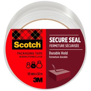 3M  Verpackungsklebeband SECURE SEAL, 50 mm x 50 m, Scotch 7100300849 (8021684012747)