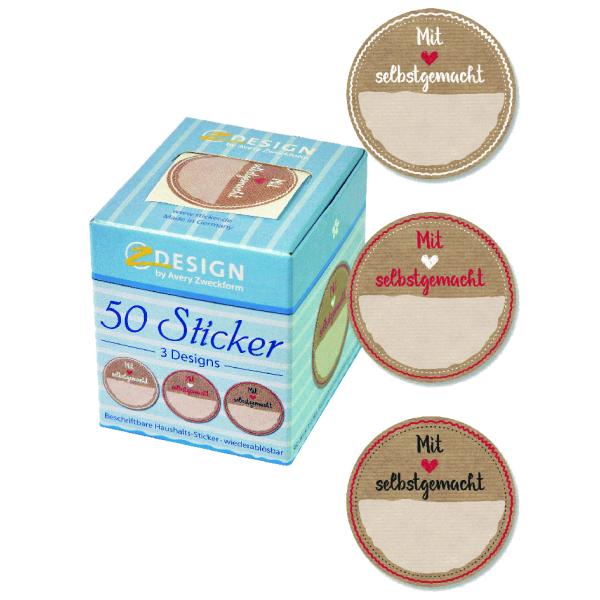 ZDesign Sticker auf Rolle 'Homemade' AVERY Zweckform 56820 (4004182568200)