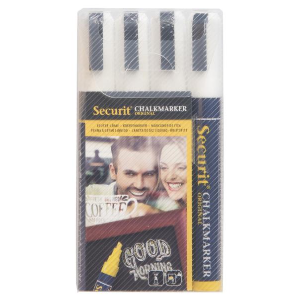Kreidemarker ORIGINAL MEDIUM, 4er Etui Securit SMA510-V4 (8718226491169)