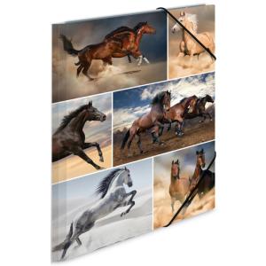 Eckspannermappe 'Katzen', aus Karton, DIN A4 HERMA 19212 (4008705192125)