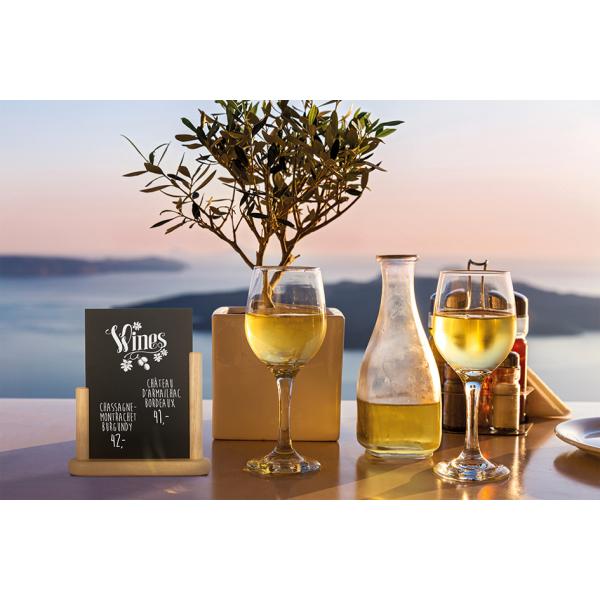 Tischaufsteller ELEGANT, klein, schwarz Securit ELE-BL-SM (8718226492494)