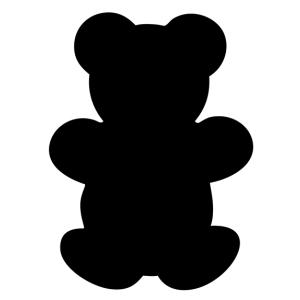 Kreidetafel SILHOUETTE 'Bär' Securit FB-BEAR (8718226493378)