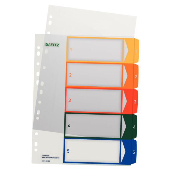 Kunststoff-Register, Zahlen, A4 Überbreite, 1-10, PC- LEITZ 1293-00-00 (4002432358465)