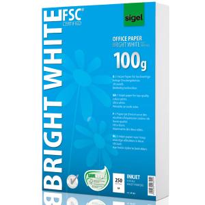 Inkjet-Papier 'Bright White', DIN A4, 100 g/ qm sigel IP 150 (4004360997990)