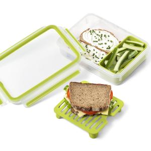 Brunchbox CLIP & GO, 1, 20 Liter, transparent / grün emsa 518099 (4009049449203)