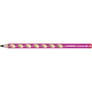 Ergonomischer Dreikant-Bleistift für Rechtshänder EASYgraph in pink Einzelstift Härtegrad HB STABILO 322/01-HB (40063814