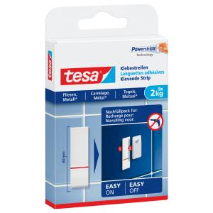 Powerstrips Klebestreifen für Fliesen und Metall tesa 77760-00000-20 (4042448340368)