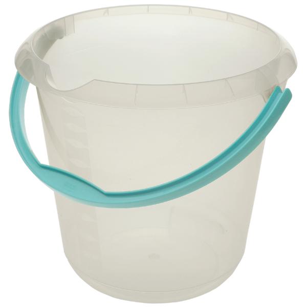 Putzeimer 'mika', rund, 10 Liter, transparent keeeper 11710001000NN (4052396058444)