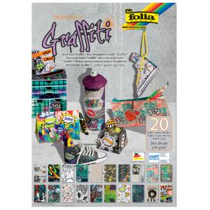 Motivblock 'Graffiti', 240 x 340 mm, 20 Blatt folia 48349 (4001868078367)