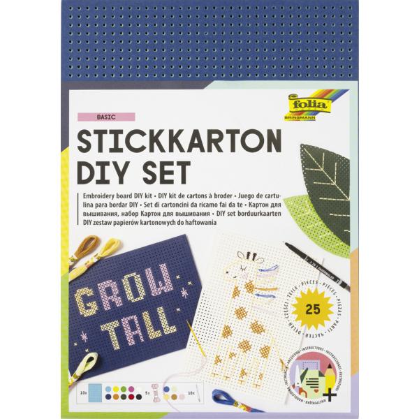 folia Stickkarton Set Basic 25 Teile