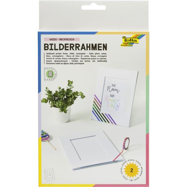 Bilderrahmen-Set, aus Pappe, 10 x 15 cm, weiß folia 2333/2 (4001868044508)