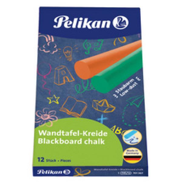 Wandtafelkreide 745/ 12, farbig, Kartonetui Pelikan 400142595 (4012700701367)