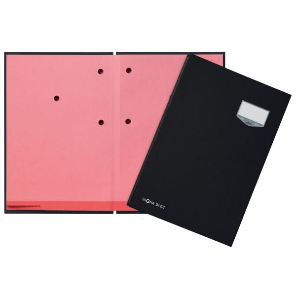 Unterschriftenmappe 'DE LUXE', DIN A4, 20 Fächer, blau PAGNA 24201-02 (4013951000933)