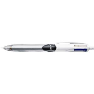 Bic 4-farben-kugelschreiber 4 Colours 3+1 Hb Grau, Schreibfarbe: Schwarz, Blau, Rot, Grau, 1 St. 942104 (3086123449701)