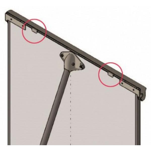 Blockhalter für Flipchart EL-FC, hellgrau FRANKEN A1070/04 (4016946204255)
