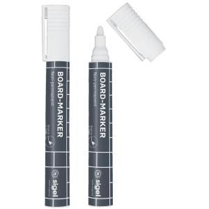 Universal-Marker, Rundspitze: 2 - 3 mm, weiß sigel BA715 (4004360827600)