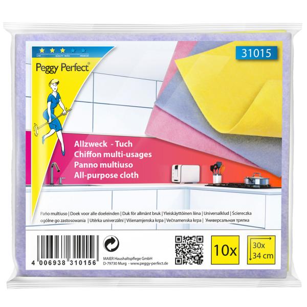 Vlies-Allzwecktuch, 10er Pack Peggy Perfect 31015 (4006938310156)