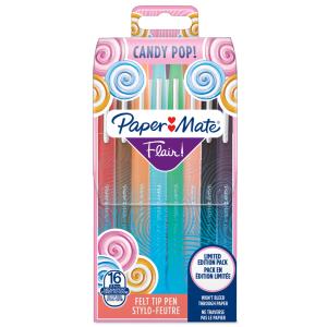Paper:Mate Faserschreiber Flair 'Candy Pop', 16er Etui PAPER:MATE 2061395 (3501179856216)