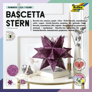 Faltblätter Bascetta-Stern, türkis / bedruckt folia 404/1515 (4001868087666)