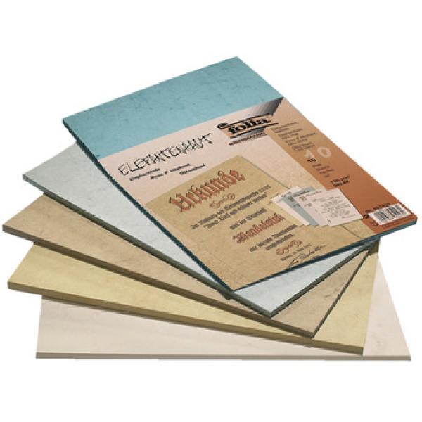 Elefantenhaut, DIN A4, 110 g/ qm, weiß, 10 Blatt folia 951400 (4001868951400)