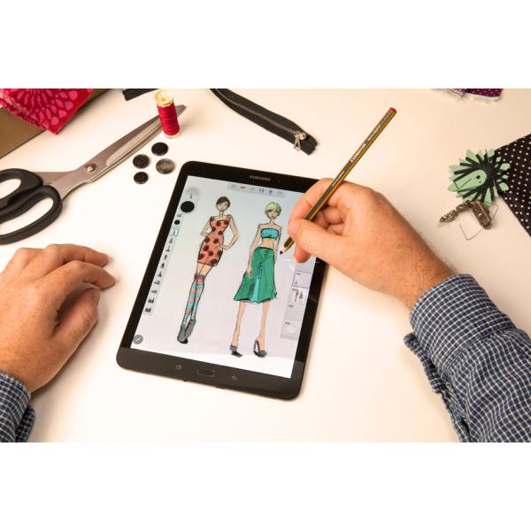 Digitaler Stift Noris digital Stylus mit EMR-Technologie gelb schwarz STAEDTLER 180 22-1 (4007817035351)