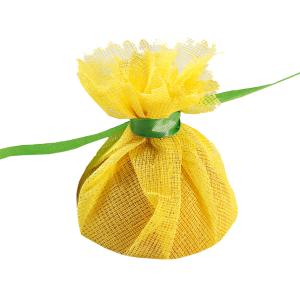 Lemon Wrap, gelb, mit grüner Krawatte HYGOSTAR 319587 (4015544319583)