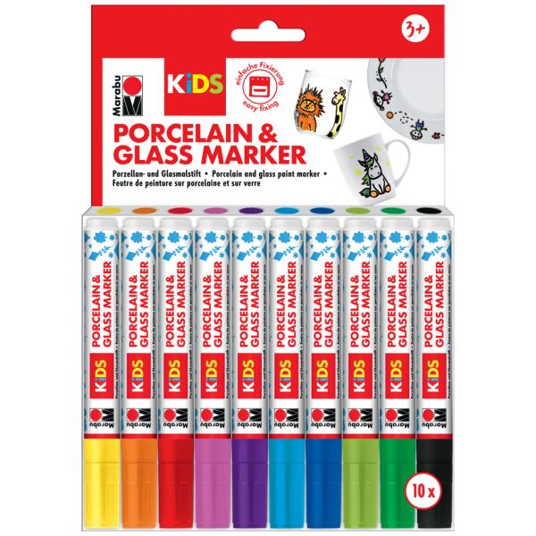 Marker 'Porcelain & Glas KIDS', MEGA FUN Marabu 0125000000084 (4007751602091)