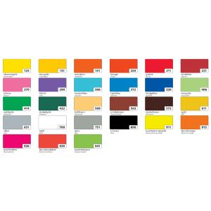 Plakatkarton, (B)480 x (H)680 mm, leuchtorange folia 65915 (4001868659153)