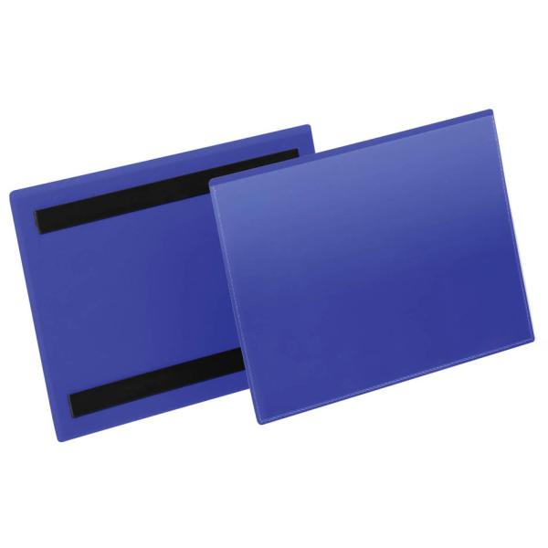 Kennzeichnungstasche, magnetisch, 210 x 74 mm, blau DURABLE 175707 (4005546981505)