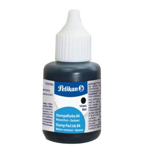 Stempelfarbe 84, wasserfest, weiß, Inhalt: 30 ml Pelikan 300004213 (4012700351500)