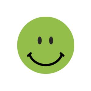 Bewertungspunkt trauriger Smiley  19 mm Spender mit 250 Etiketten rot AVERY ZWECKFORM 3859 (4004182038598)