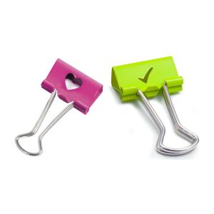 Foldback-Klammern, (B)19 mm, rosa, Emoji RAPESCO 1349 (5018505025423)