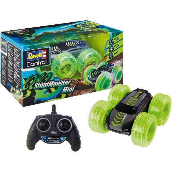 Revell Rc Stunt Monster Mini 1080 Ferngesteuertes Auto Schwarz 23509 (4009803235097)