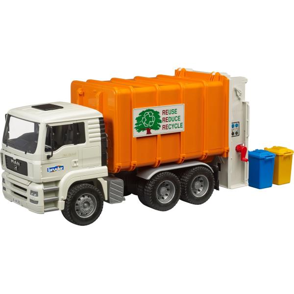 Bruder Man Tga Müll Lkw Hecklader 02772 Spielzeugauto (4001702027728)