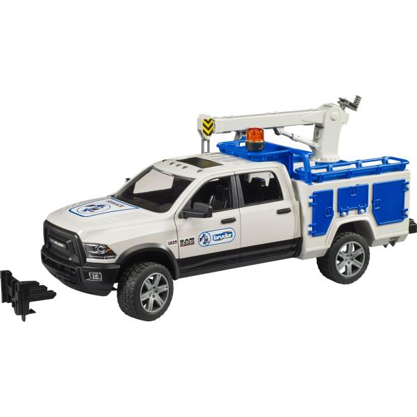 bruder Pickup RAM 2500 Power Wagon Kran/Rundumleuchte 1:16