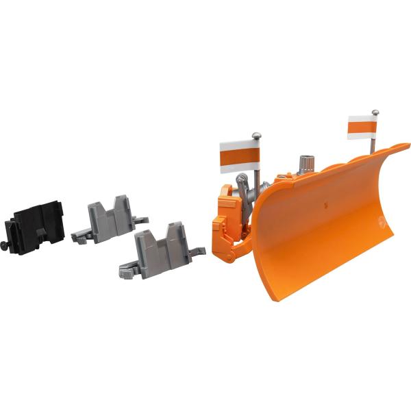 bruder Straßenräumschild für LKW orange 1:16