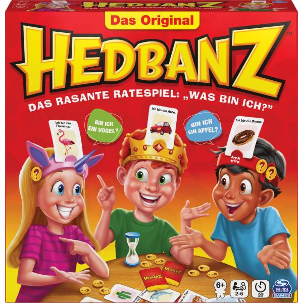 AMIGO Spin Master Ratespiel Hedbanz ab 6 Jahren (0778988321751)