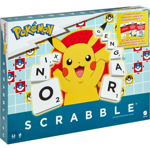 MATTEL Brettspiel Scrabble Pokemon (0194735237746)