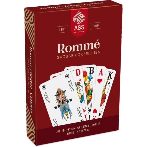 CARTAMUNDI Spielkarten Senioren Romme französisches Bild (4042677700773)
