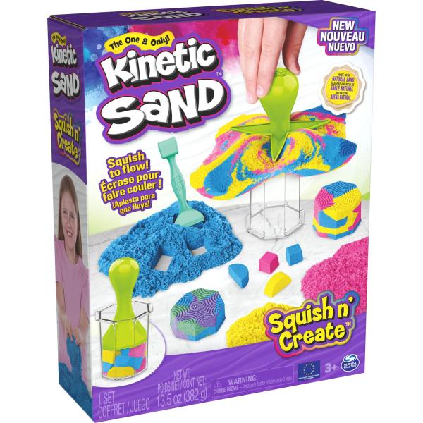 Spin Master Kinetischer Sand Squish N´ Create Mehrfarbig SPIN MASTER 34810 (0778988348109)