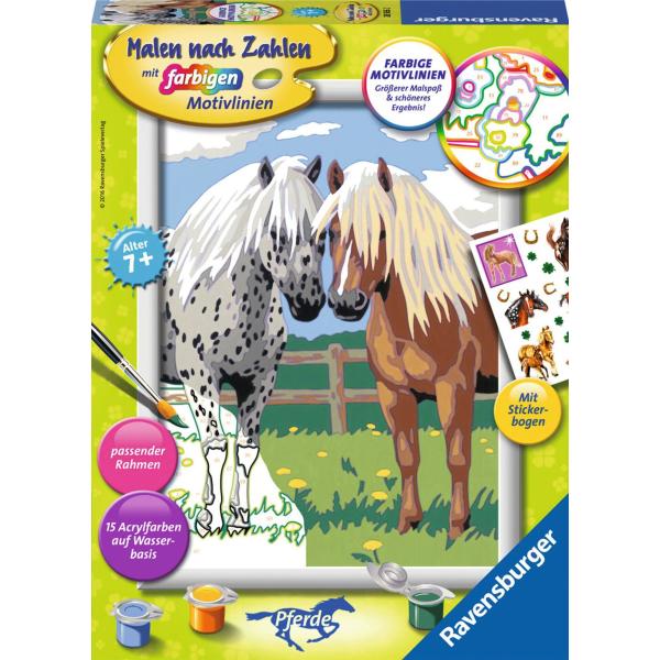 Ravensburger Malen nach Zahlen Pferde 180x240mm