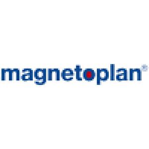 Topschild für Plakatständer SP A1, weiß magnetoplan 500020 (4013695004341)